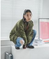 オーバーサイズMA1ミリタリーブルゾン