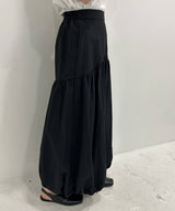 2wayナイロンギャザーデザインスカート