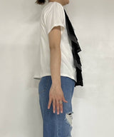 【10/23 10:59までの特別価格】ボリュームラッフルTシャツ