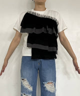 【10/23 10:59までの特別価格】ボリュームラッフルTシャツ