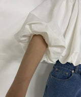バルーンショートギャザープルオーバー