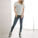 【メール便】mix杢ニットソーTシャツ