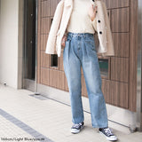 タックデニムパンツ