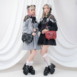 大きめリボンショルダーバッグ