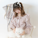 【10/23 10:59までの特別価格】前後2WAYダブルリボンカーディガン【ニット】