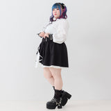 レース重ねビジューブラウス