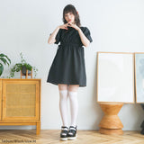 ぽこぽこジャガードミニワンピース