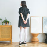 ぽこぽこジャガードミニワンピース