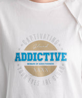 異素材フリルTシャツ【チュール】