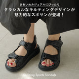 キルティングスポーツサンダル
