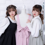 バックリボンドレスロングジャンスカ【大きいサイズ有】