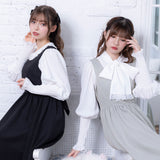 バックリボンドレスロングジャンスカ【大きいサイズ有】