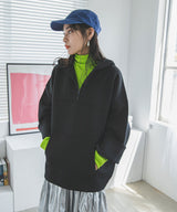 【10/23 10:59までの特別価格】ボンディングハーフジップパーカー