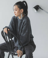 【10/23 10:59までの特別価格】ラメニットトップス