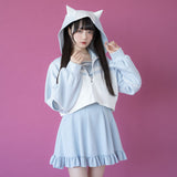 小悪魔ジャージデザインショートパーカー