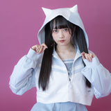 小悪魔ジャージデザインショートパーカー