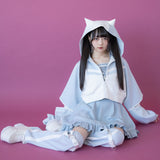 小悪魔ジャージデザインショートパーカー