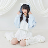 小悪魔ジャージデザインショートパーカー