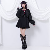 小悪魔ジャージデザインショートパーカー