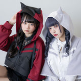 小悪魔ジャージデザインショートパーカー