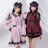 【10/23 10:59までの特別価格】キラキラビジューレース重ねフリルワンピース