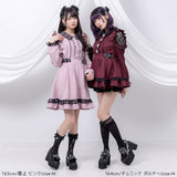 【10/23 10:59までの特別価格】キラキラビジューレース重ねフリルワンピース
