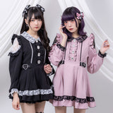 【10/23 10:59までの特別価格】キラキラビジューレース重ねフリルワンピース