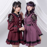 【10/23 10:59までの特別価格】キラキラビジューレース重ねフリルワンピース