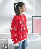 アミアミケーブルニット