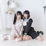 【10/23 10:59までの特別価格】レース重ねパールリボンお嬢様ワンピース