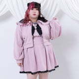 ハートビジューフリル2wayパーカー
