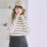 【10/23 10:59までの特別価格】スリーブボタンタートルニットトップス