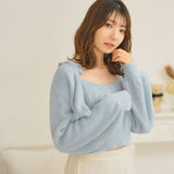 【10/23 10:59までの特別価格】シャギーアンサンブルニット