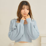 【10/23 10:59までの特別価格】シャギーアンサンブルニット