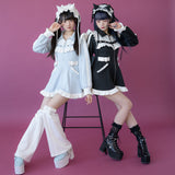 フリルたっぷりメイドジャージワンピース