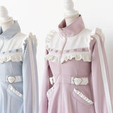 フリルたっぷりメイドジャージワンピース