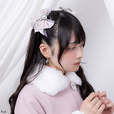 ゆらゆらパールハートビジュー2個セットヘアクリップ
