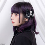 ゆらゆらパールハートビジュー2個セットヘアクリップ