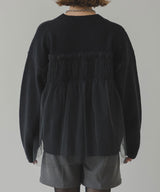 【10/23 10:59までの特別価格】チュールドッキングニット