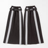 ロング　ブラック×グレー