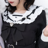 セーラービジューレースフリルワンピース