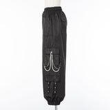 【10/23 10:59までの特別価格】パールチェーンカーゴパンツ