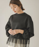 【10/23 10:59までの特別価格】チュールフリルドッキングプルオーバー