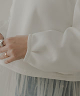 【10/23 10:59までの特別価格】チュールフリルドッキングプルオーバー