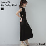 ウエストカットアウトロングワンピース