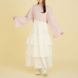 【10/23 10:59までの特別価格】ワイドスリーブボーダーロンT