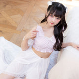 【10/23 10:59までの特別価格】うさ耳フリルフィッシュテール水着