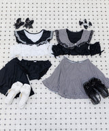 【10/23 10:59までの特別価格】ハートくりぬきフリルセーラー水着
