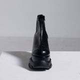 厚底Y2Kハイカットスニーカーブーツ【ストレッチ】【美脚】【大きいサイズ有】