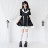 【10/23 10:59までの特別価格】レースアップリボンドーリーワンピース